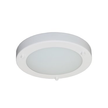 Artdelight Yuca - plafonnier de salle de bain - Ø 18 x 5 cm - 10W LED inclus - IP44 - blanc