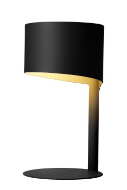 Lucide Knulle - lampe à poser - Ø 15 x 28,5 cm - noir
