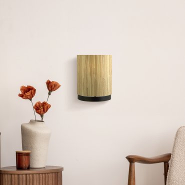 Searchlight Meadow - applique murale - 18 x 23 cm - marron et noir