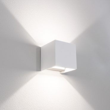 Century Italia Up &amp; Down - applique murale - 10 x 10 x 10 cm - 10W LED inclus - couleur de lumière réglable - IP65 - blanc