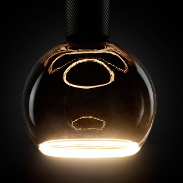 Segula Lampe LED - Billard flottant - Ø 15 x 18,5 cm - E27 - 4W dimmable - 2200K - noir