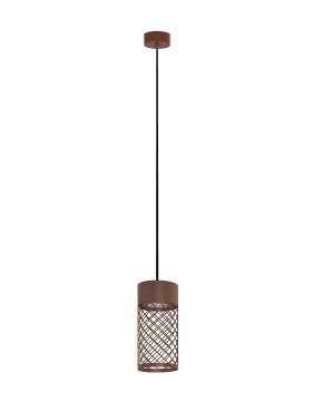 Nova Luce Motley - suspension extérieure - Ø 10 x 175 cm - 9W LED inclus - IP65 - corten