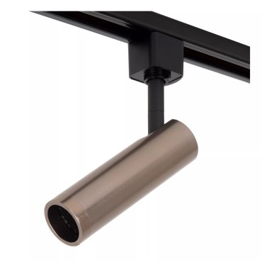 Lucide Track Grado Spot sur rail - Système de rail 1 phase - Ø 3,9 x 13,5 cm - fer gris