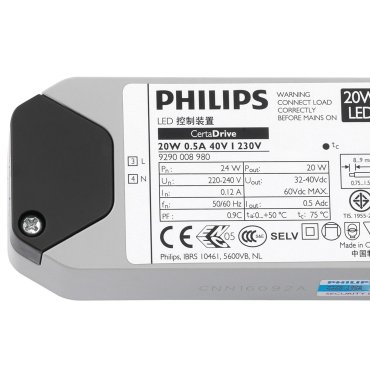 Nova Luce Driver - 32-40Vdc / 230Vac - 20W