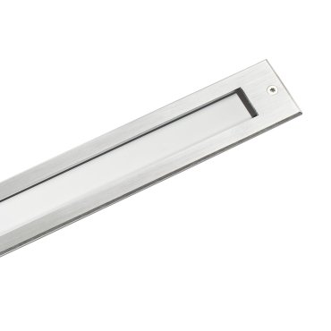 Faro Falls II - spot extérieur au sol - 290 x 53 mm, 310 x 52 mm encastrable - 6W LED inclus - IP67 - acier inoxydable satiné