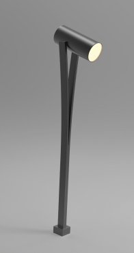 VK Lighting Stili - lampe de jardin - 7,5 x 19,4 x 80 cm - 10W LED inclus - anthracite