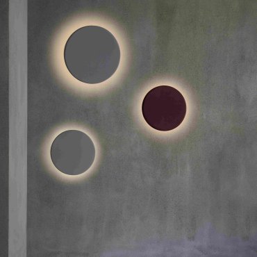 Faro Tou - applique murale - Ø 35 x 3 cm - 7W LED inclus - gris