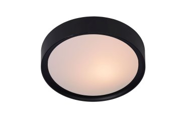 Lucide Lex - plafonnier - Ø 25 x 7 cm - noir