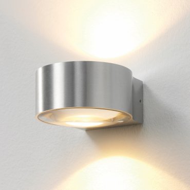 Artdelight Hudson - applique murale - 10,5 x 11,8 x 6,5 cm - 2 x 4W LED dimmable inclus - IP54 - aluminium