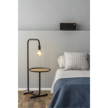 Faro Guest - lampadaire - 106 cm - noir mat