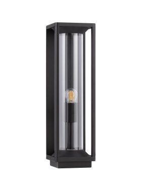 Nova Luce Pacific - lampe de jardin - 14,5 x 50 x 14,5 cm - IP65 - anthracite foncé