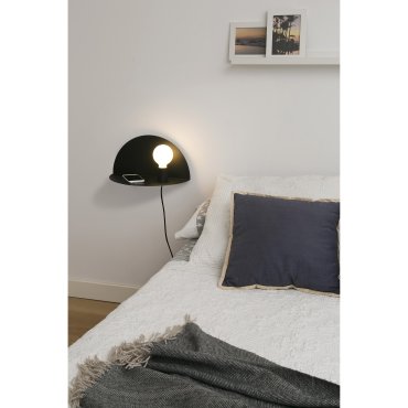 Faro Nit Right - applique murale avec interrupteur - 40 x 20 x 20 cm - noir mat