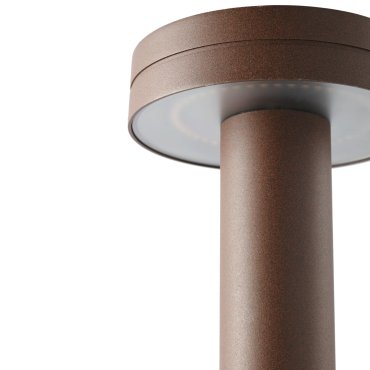 Faro Espot - lampe de jardin - Ø 16 x 60 cm - 9W LED inclus - IP65 - brun rouillé