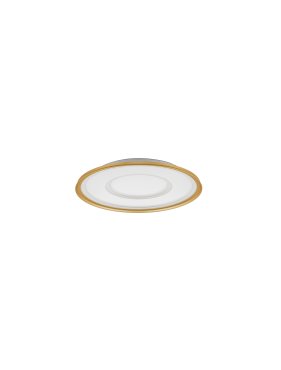 Nova Luce Figin - plafonnier avec télécommande - Ø 50 x 6,5 cm - 40W dimmable LED inclus - or sablé