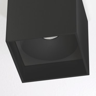 Artdelight Brock - plafonnier - 10 x 10 x 10 cm - 7W LED dimmable inclus - noir