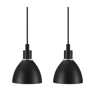 Nordlux Ray 2-Kit - lampe suspendue - 12 x 196,5 cm - noir