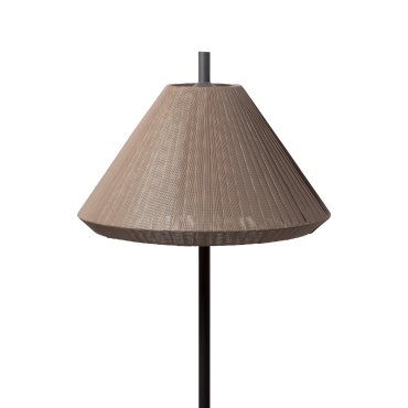 Faro Saigon - spot au sol sur pointe avec prise - Ø 67 x 137 cm - IP65 - marron