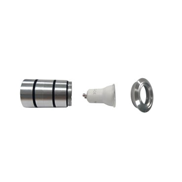 VK Lighting Gaia Round - spot au sol - Ø 5 x 7 cm - IP65 - chrome