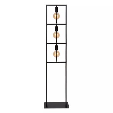 Lucide Suus - lampadaire - 34 x 24 x 145 cm - noir