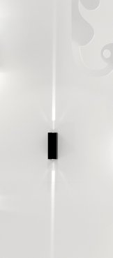VK Lighting Spathi - applique murale - 4 x 7 x 12 cm - 6W LED inclus - IP54 - noir