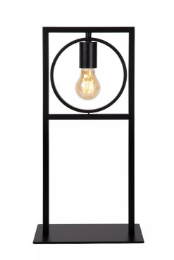 Lucide Suus - lampe à poser - 25 x 20 x 50 cm - noir