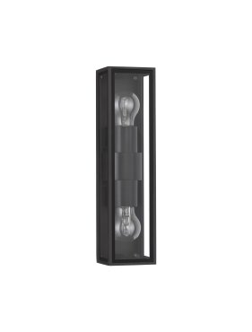Nova Luce Regina - applique murale extérieure - 8,6 x 25,8 x 9 cm - IP65 - anthracite foncé