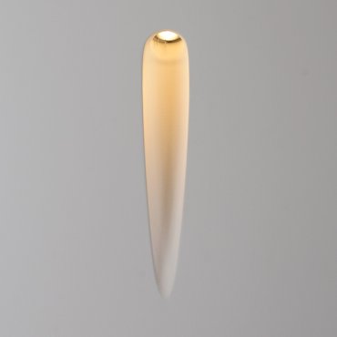 VK Lighting Gypsum - applique encastrée - 10 x 4,5 x 32 cm - 1W LED inclus - blanc