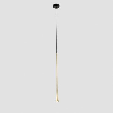 Faro Diana 600 - lampe suspendue - Ø 3,2 x 60 cm - 6W LED inclus - or satiné