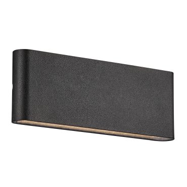 Nordlux Kinver 26 - applique murale extérieure - 26 x 9 x 3,3 cm - 10W LED inclus - IP54 - noir