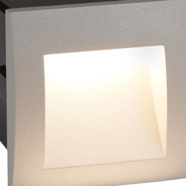 Searchlight Ankle - applique encastrée - 9 x 9 x 8 cm - 1W LED inclus - IP65 - gris