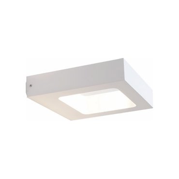 Artdelight Carre - Applique d'extérieur - 14,5 x 13 x 3 cm - 4W LED inclus - IP54 - blanc