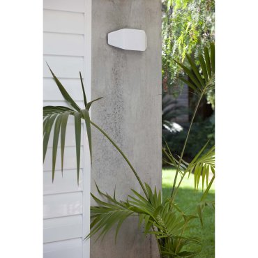 Faro Future - applique murale - 31,5 x 7 x 13,5 cm - IP44 - blanc mat