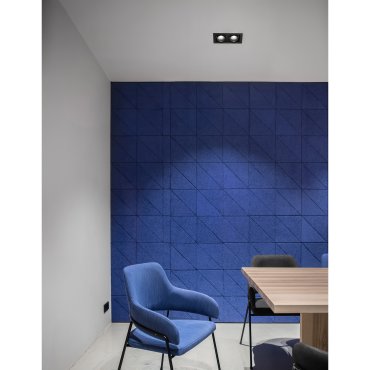 Nova Luce Cedi - spot encastrable - 183 x 100 mm, 180 x 95 mm encastrable - noir sable