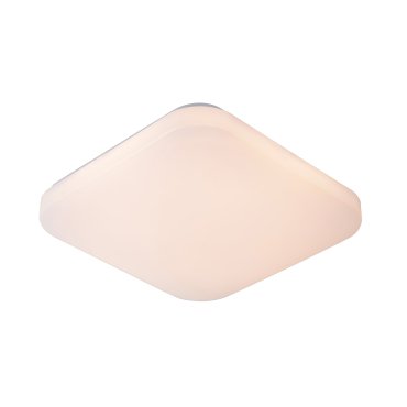 Lucide Otis - plafonnier - 33 x 33 x 6,5 cm - 32W LED inclus - opale