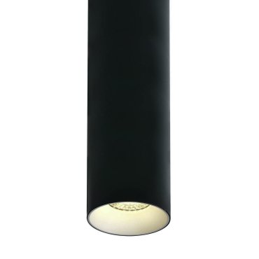 SECONDE CHANCE - ONE Light Cylinder - lampe suspendue - Ø 7,5 x 240 cm - noir