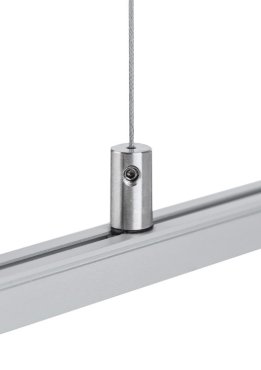 Klus FI-8-LIN-ZMZ - point de fixation conducteur - argent