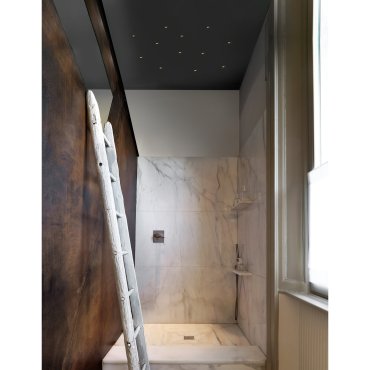 Nova Luce Tiny - spot à encastrer - Ø 25 mm, Ø 18 mm à encastrer - 1W LED inclus - IP44 - noir
