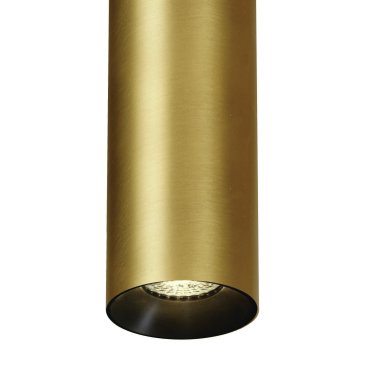 ONE Light Cylinder - lampe suspendue - Ø 7,5 x 224 cm - laiton brossé