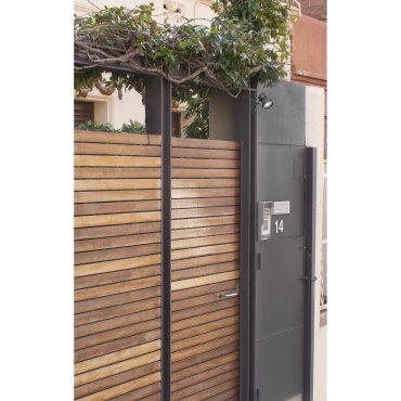 Faro Project - applique d'extérieur - Ø 7,3 x 14,5 x 11 cm - IP65 - gris foncé