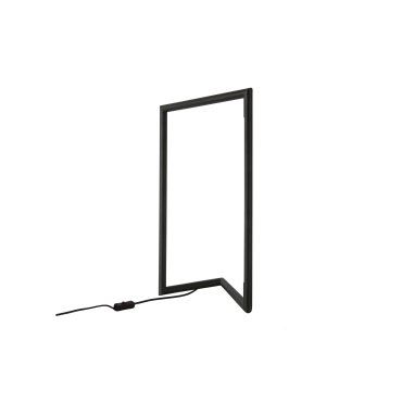 Nova Luce Ensio - lampe à poser - 40 x 17 x 25,5 cm - 7W LED inclus - noir