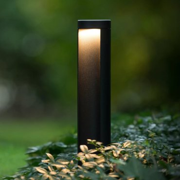 Lucide Combo - lampe de jardin - Ø 9 x 65 cm - 7W LED inclus - IP54 - noir