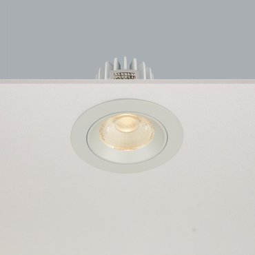 Artdelight Venice 2108 - spot encastré - Ø 80 mm, Ø 68 mm encastré - 8W LED dimmable inclus - IP44 - blanc