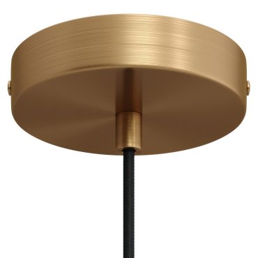 Creative Cables - rosace de plafond - Ø 12 x 2,5 cm - bronze brossé