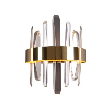 Maxlight Prince - applique murale - 25 x 16 x 30 cm - 12W LED inclus - or