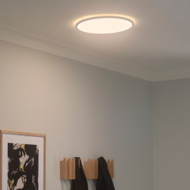 Nordlux Oja 42 - plafonnier - Ø 42,4 x 3,8 cm - 20W LED inclus (2700K) - IP54 - blanc