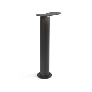 Faro Lotus - lampe de jardin - 22,5 x 22,5 x 65 cm - 18W LED inclus - IP65 - gris foncé