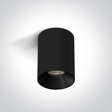 ONE Light Wall &amp; Ceiling LED - spot en saillie 1L - Ø 6 x 8 cm - 7W LED inclus - noir