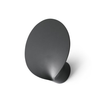 Faro Lotus - applique murale - 22,5 x 22,5 x 9 cm - 18W LED inclus - IP65 - gris foncé