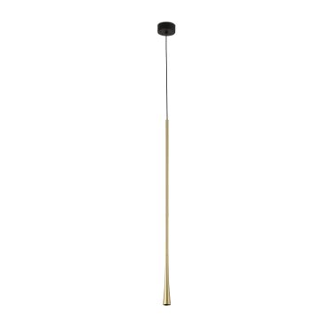 Faro Diana 800 - lampe suspendue - Ø 3,2 x 80 cm - 6W LED inclus - or satiné