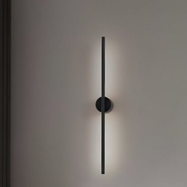 Nova Luce Aden - applique murale - 1,5 x 7,3 x 60 cm - 10W LED inclus - noir sable